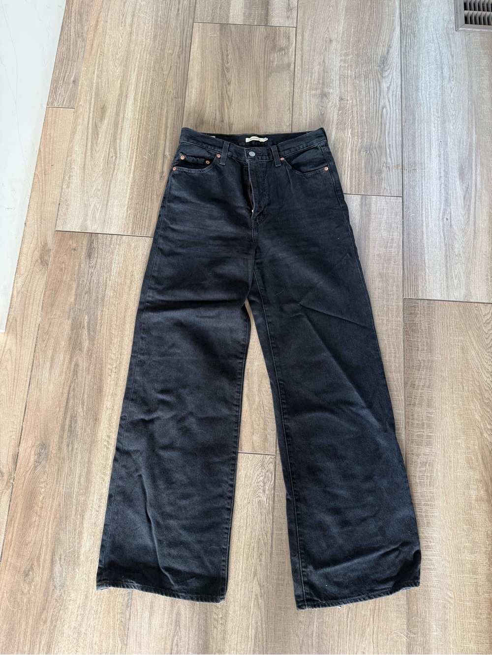 Levi's Black Wide-Leg Women's Jeans